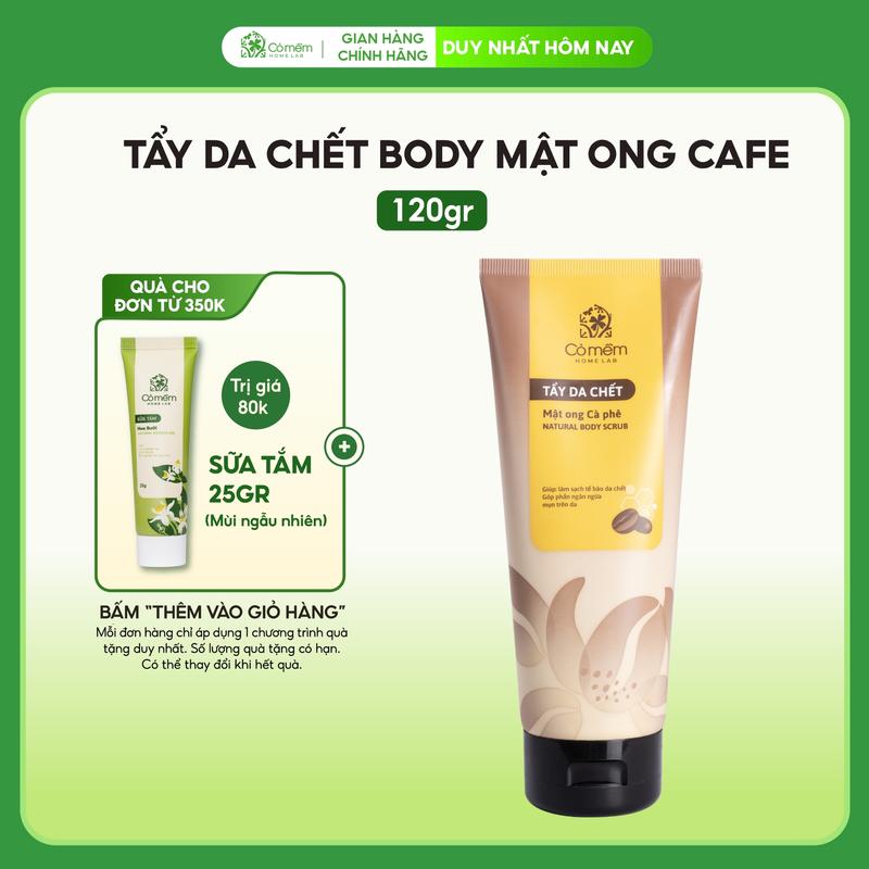 Tẩy Da Chết Body Mật Ong Cà Phê Làm Sạch Da Cho Da Mịn Màng Sáng Sạch Cỏ Mềm…