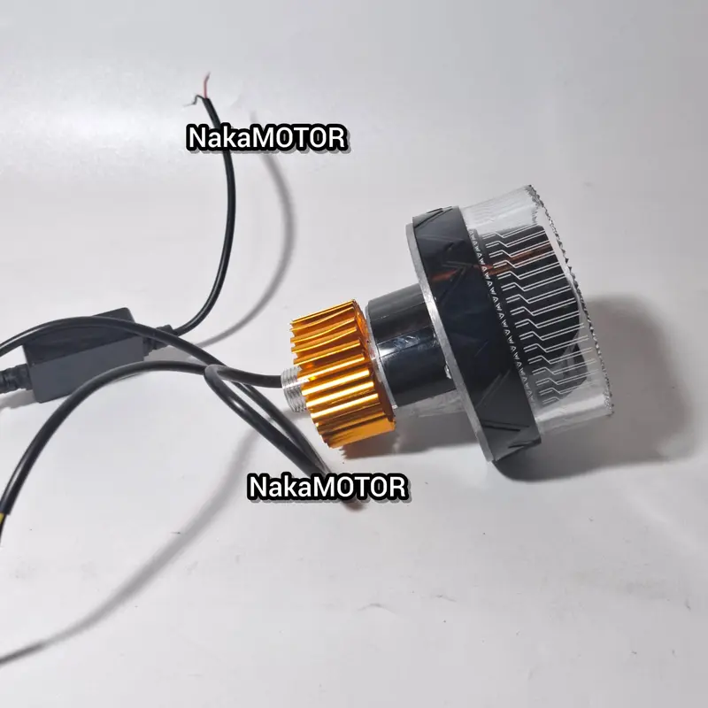 IBRIGHT Lampu Utama Projie Biled Matrix ZE2XB Shroud RGB APP Plus Devil Eye Body Black Original 5