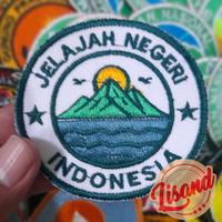 Gambar Patch Emblem Bordir Gunung Jelajah Negeri Indonesia - Jelajah Negeri Indonesia dari Lisand Kota Bogor 2 Tokopedia