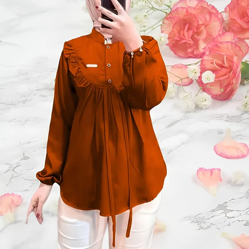 Paket Usaha 90 ribu dapat 3 pcs 3 model baju kemeja & blouse crinkle airflow kemeja  viral blouse baju floral 1