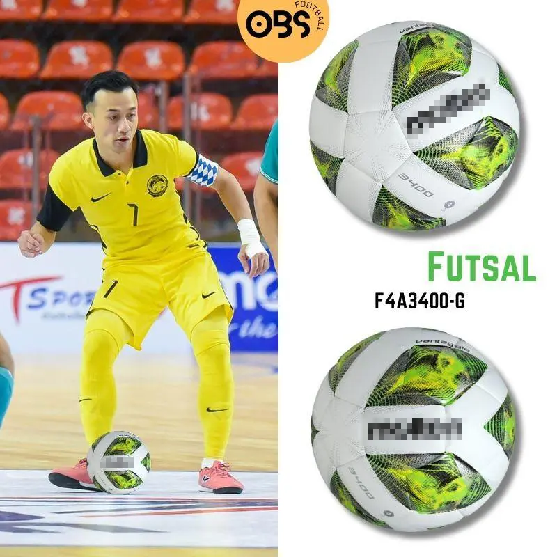 Molten Futsal Ball F4A3400-G Lime Green Size 4 Professional LAMINATED