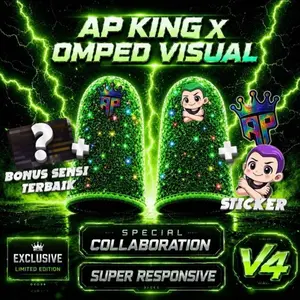 Sarung jempol ap king v4 super responsif terbaik,desain menarik gratis stiker
