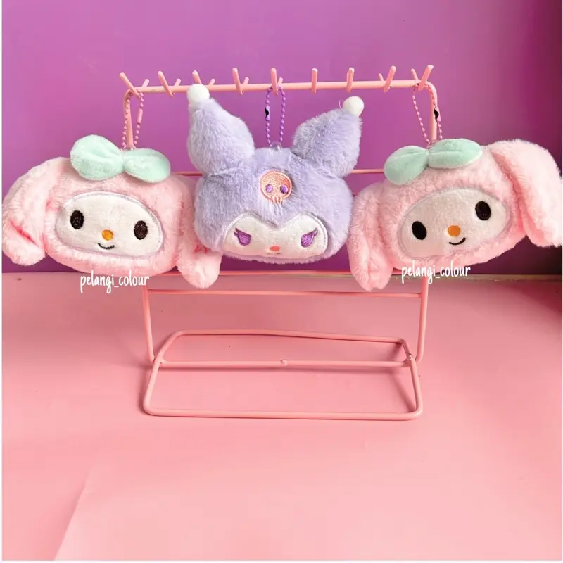 Gantungan Kunci Boneka Melody / Ganci Boneka Kuromi 0