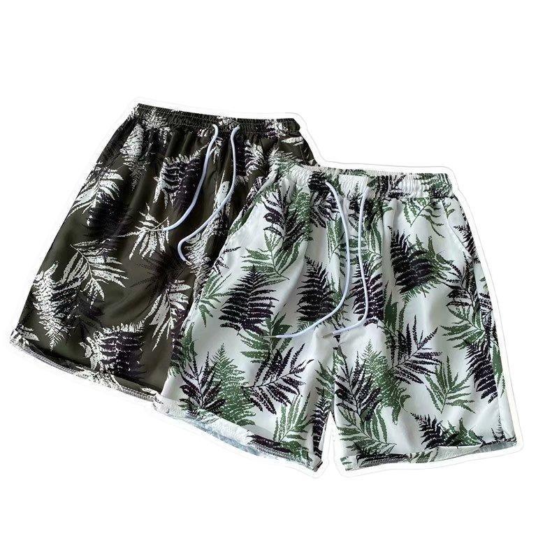 Product Introduction of Live unbridled Fashion Summer Seaside Vacation Floral Shorts Men's Casual  Shorts Loose Beach Pants 2