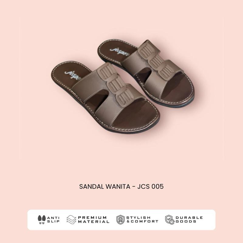 Sandal perempuan slop anti slip tebal empuk JCS 005-006 0