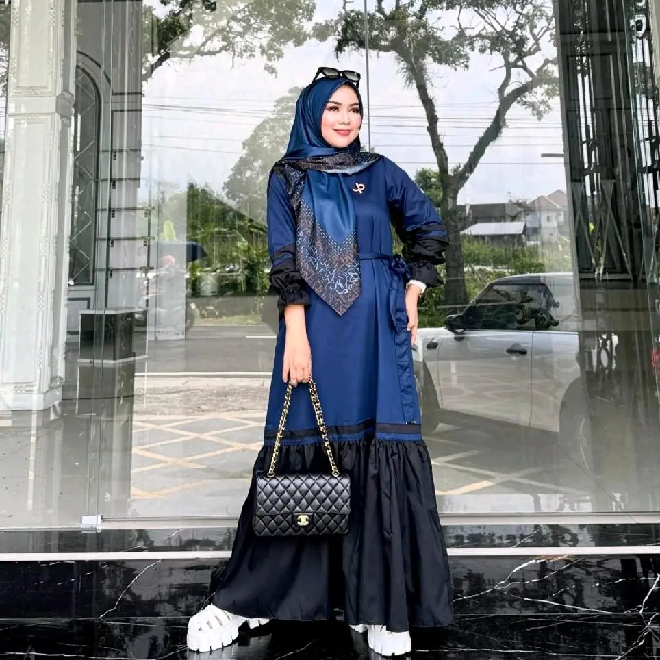 Gamis Journey Lala Dress  Muslim Cantik Nyaman Toyobo
