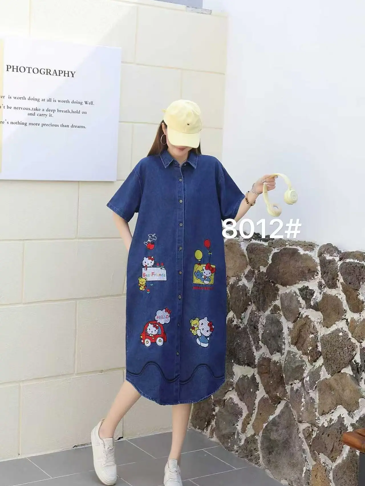 Miss Lucky Bangkok Women's Summer Loose-Fitting Short Sleeve Denim Embroidery Midi Dress With Side Pocket 8009 8012 - TikTok Shop Philippines Miss Lucky Bangkok Women's Summer Loose-Fitting Short Sleeve Denim Embroidery Midi Dress With Side Pocket 8009 8012 - TikTok Shop Philippines