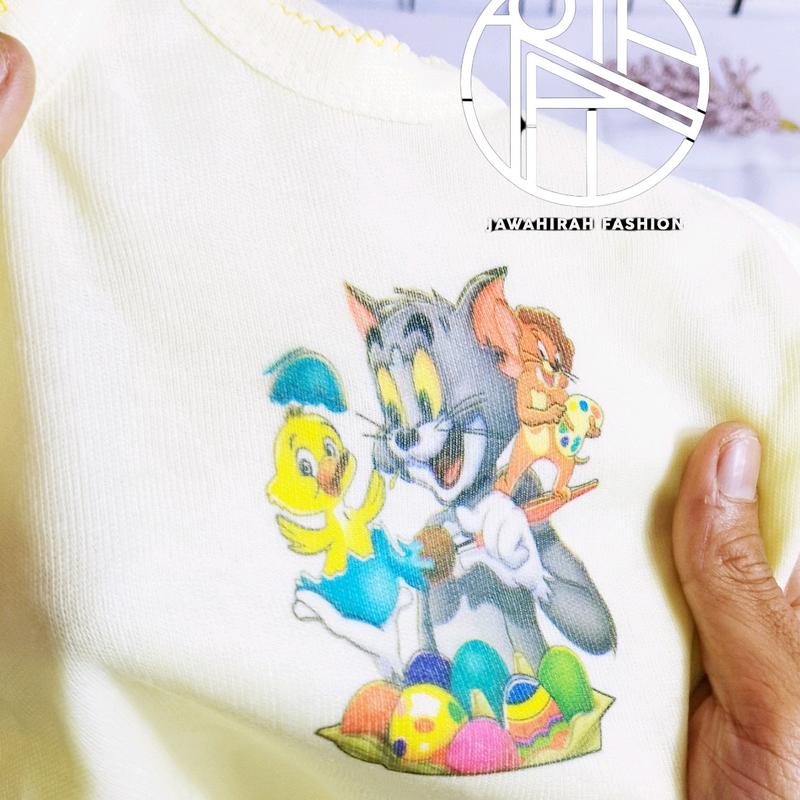 [12]Pcs Kaos Dalam Anak Pria Perempuan Warna Motif Karakter Kartun Lembut || Jawahirah Fashion 3