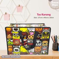 Gambar Tas Karung Serbaguna Laundry Bag Tempat Baju Kotor Jinjing Size 27x40x20cm Resleting - Cat dari Sansan Wawa Kota Administrasi Jakarta Barat 1 Tokopedia
