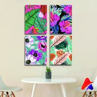 Gambar HIASAN DINDING BUNGA FLORAL DEKORASI RUMAH WALL DECOR PAJANGAN POSTER KAYU BUNGA Gantungan Paku Gantungan - R72 A dari Apolito Kota Malang 5 Tokopedia