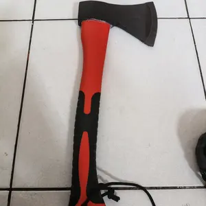 Mitshusi Kampak kayu Fiber 14 Inch / Kapak Pemotong Kayu Kuat Dan Tajam Baja Pelindung Karbon