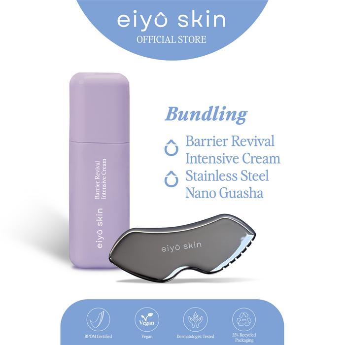 Gambar EIYO SKIN - Barrier Revival Intensive Cream 30ml dan Stainless Steel Nano Guasha dari Eiyo Skin Kota Administrasi Jakarta Selatan Tokopedia