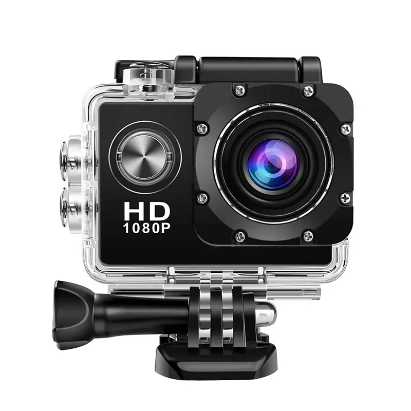 Compact 4K HD Waterproof Sports Recorder Camera Built In Screen For Diving Riding Multiscene Outdoor Video Shooting