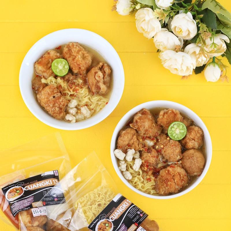 Cuangki13 Cuangki Instant Praktis Di bawa kemana mana cocok untuk menemani nonton atau pun Kumpul bareng teman. apalagi cocok di bawa camping. Mudah praktis Tidak lama  Food Bawang Kuah Seblak Makanan Pedas