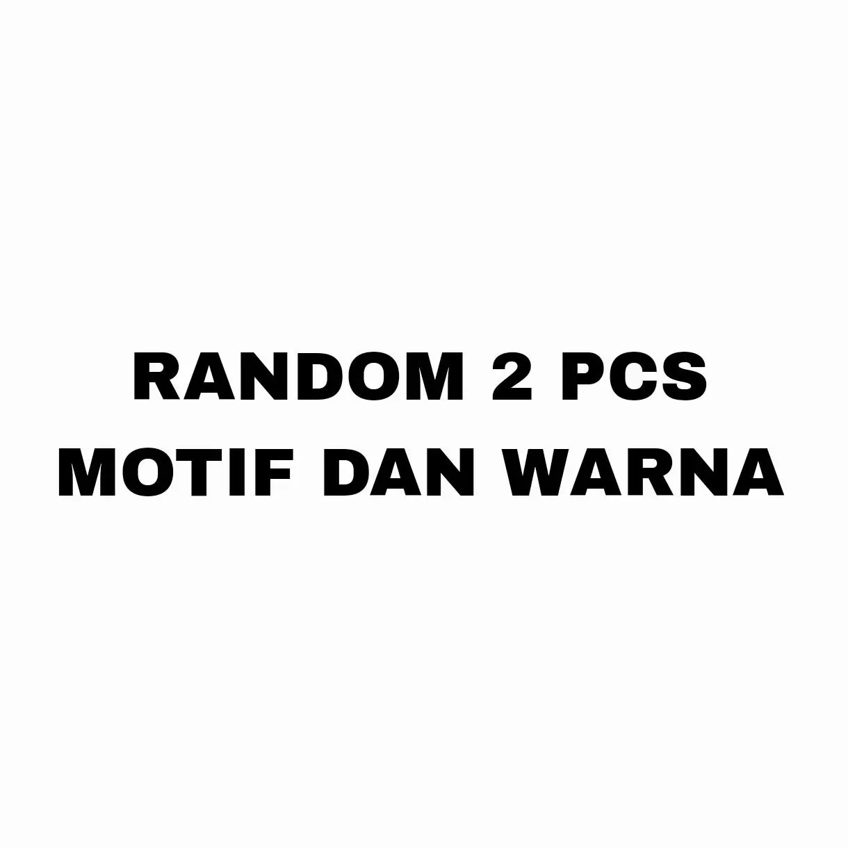 random motif dan warna isi 2 pcs
