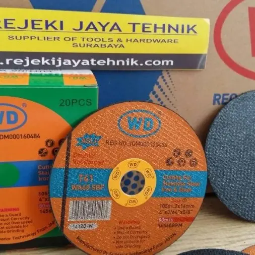 Batu Potong WD 4" Stainless Steel Cutting Wheel WA60SBF