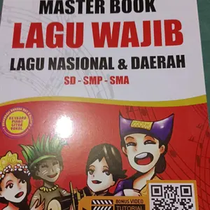 Buku Musik Lagu Nasional Wajib Dan Daerah Master Book