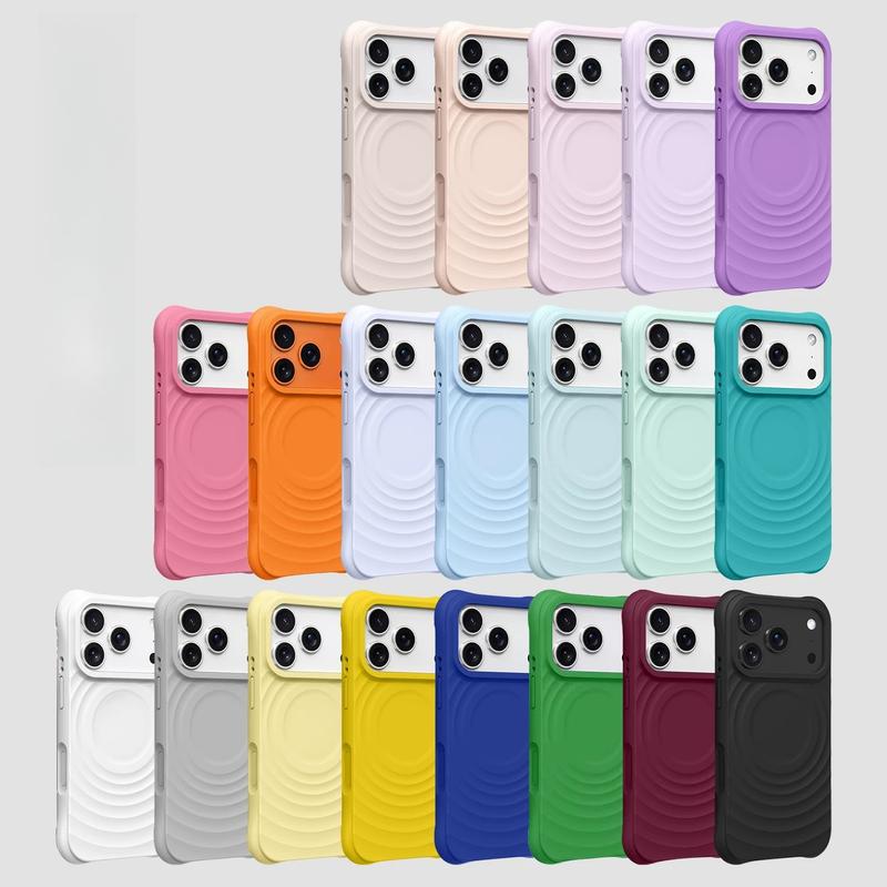 Ốp lưng AN.NA · silicone dạng lỏng màu tinh khiết, hấp thụ từ tính, nhẹ và mỏng, phù hợp với iPhone 17 Pro Max / iPhone 18 Pro Max / iPhone 18 Pro / iPhone 17 Pro / iPhone 16 / iPhone 15