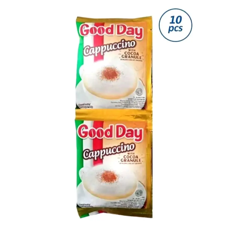 4 RENTENG (40 PCS) GOOD DAY CAPPUCCINO @25 GRAM