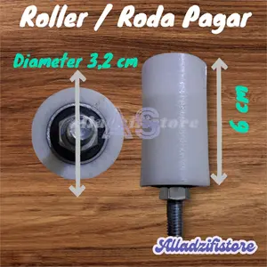 Roda n Nilon Pagar Roller Pintu Pagar Rumah