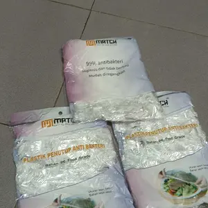 Plastik Pelindung 100 Pcs Makanan Food Grade Penutup Makanan Plastik Karet Shower Cap Penutup Kepala