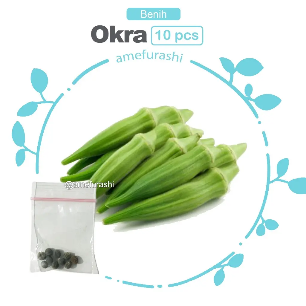 Okra 10 Biji
