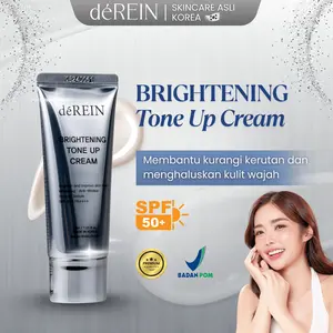 DEREIN Brightening Tone Up Cream 30g - Sunscreen SPF 50+ PA++++ Base Make Up Mencerahakan Mencegah Flek Hitam