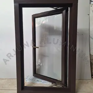 Jendela Aluminium 1 Set 80x50 Kaca 5mm (gratis packing kayu)