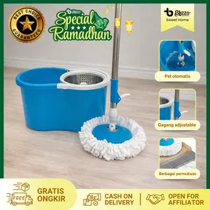 BLIZZA Spin Mop Bilas Peras Praktis - Spin Mop 2 In 1 Mudah Digunakan