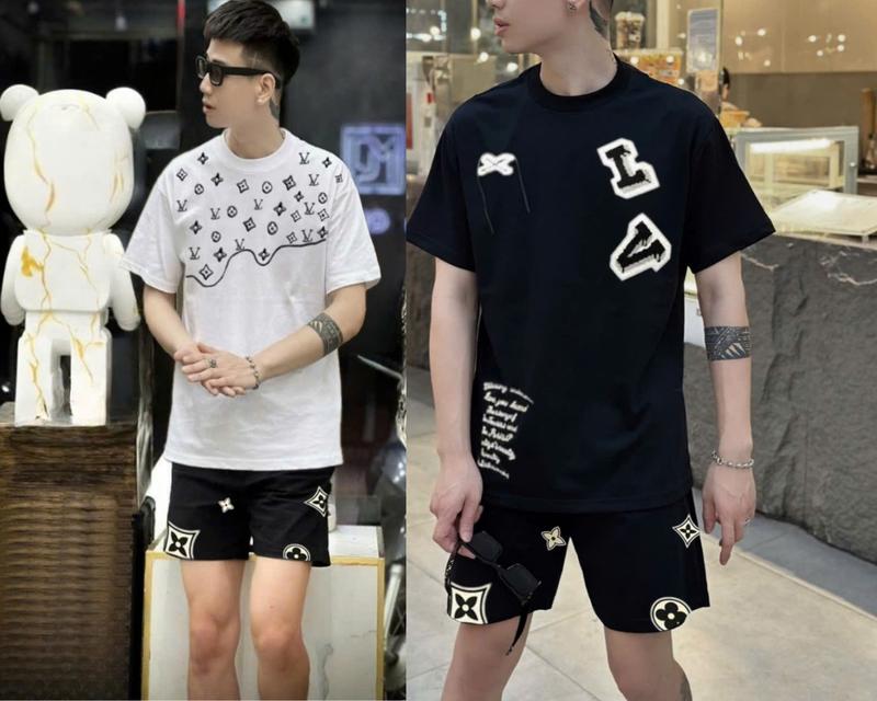  MUA SET BỘ CÓ QUÀ - Sét bộ nam áo thêu họa tiết boy phố  quần short in phong cách trẻ trung . Chất vải cotton co dãn bốn chiều thoáng mát  Menswear 