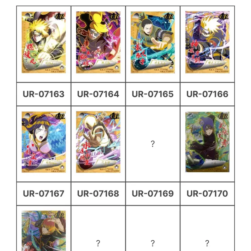 Card Naruto Little Dino T4 HY08 4