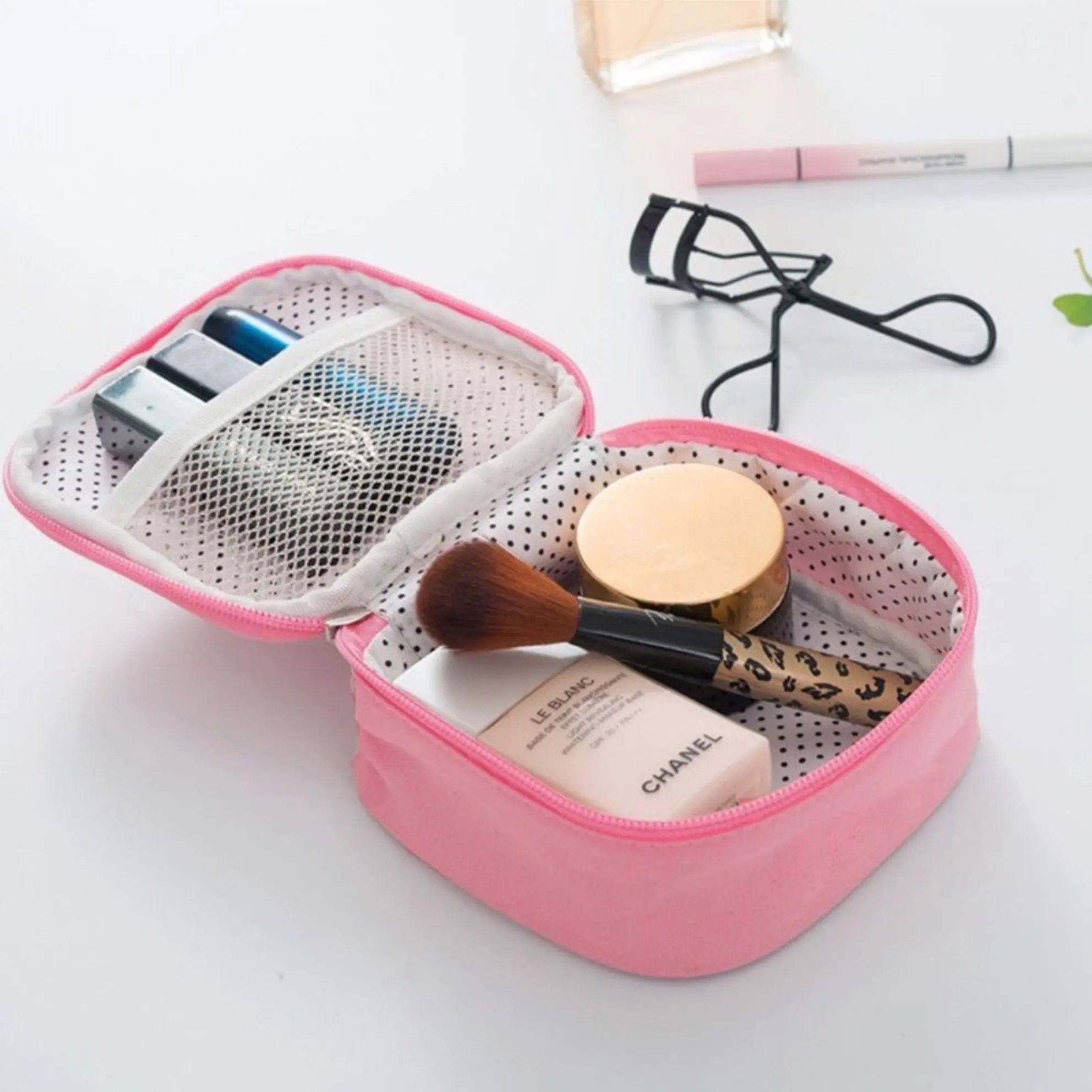 Travel mate mini pouch tas makeup mini kosmetik kecil travel organizer 558