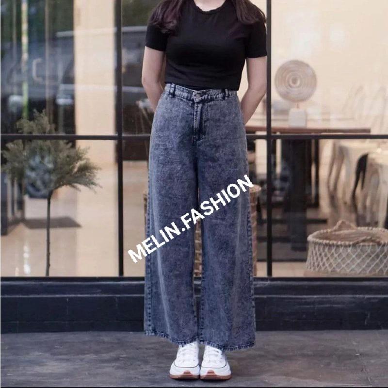 Product Introduction of KULOT JEANS HIGHWAIST/ CULLOOTE JEANS MOZZA Wanita Panjang 2