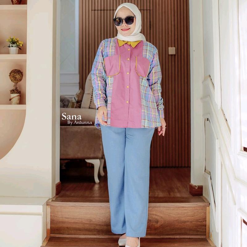 AZIZA SANA SAMIRA SET CELANA BY ANTUNNA Setelan Wanita 6