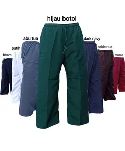 Celana Sholat Haji dan Umroh Pria Sirwal Muslim untuk Atasan Jubah Gamis Koko Katun Soft/celana sirwal celana pangsi celana komprang