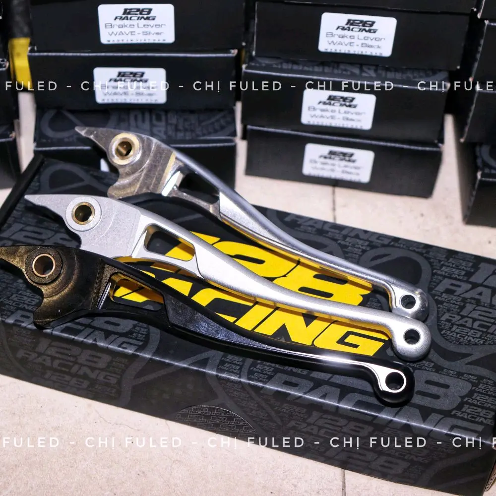 Tay thắng đĩa 128racing gắn xe wave future