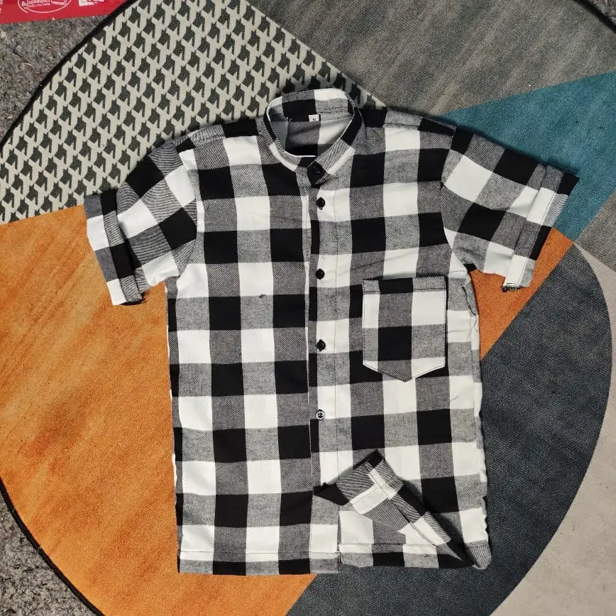 Kemeja Catur Putih saja