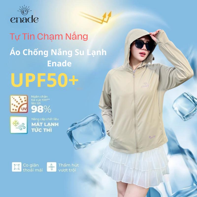 Áo chống nắng su lạnh 5D Enade UPF 50+ Bảo Vệ Da UVF 95%