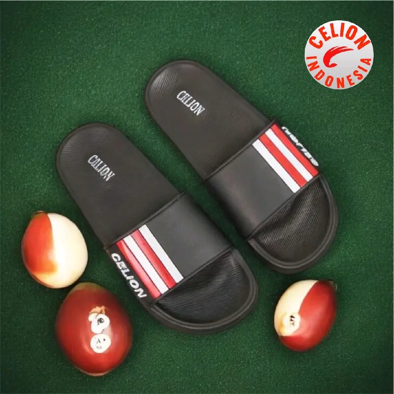 CELION Sandal Pria Starboy Slip on Murah Karet jelly super keren Pilih Lokal 2103-3A Shoes Selop 1