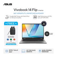 Gambar Asus VivoBook Flip TP3407SA [Ultra 5 226V 16GB|RAM 16GB|SSD 512GB|Win11|OHS24+365] dari megacom.id Kota Administrasi Jakarta Pusat 1 Tokopedia