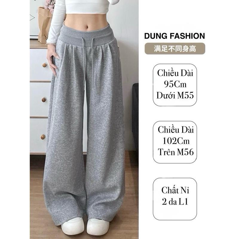    DEAL MỞ BÁN   QUẦN NỈ XUÔNG ỐNG RỘNG NĂM 2025 NỈ 2 DA L1 PHONG CÁCH TRẺ TRUNG NĂNG ĐỘNG 