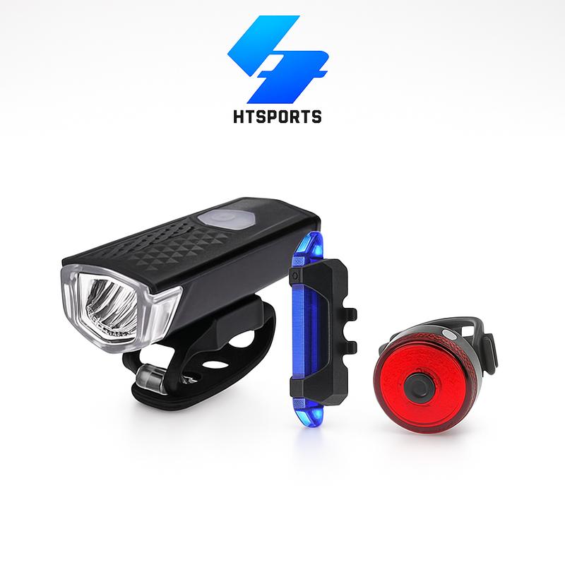 Đèn Pha Xe Đạp Đèn Báo Hiệu Gắn Đuôi Xe Đạp Cổng Sạc USB Chống Nước Nhiều Chế Độ Sáng - Đèn Led Gắn Xe Đạp Sports Đạp Xe Đạp