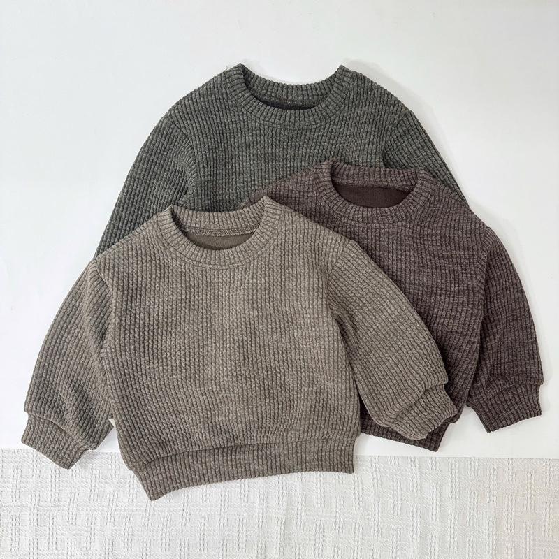   BeHan  Áo len chất len dày dặn đẹp cho bé trai bé gái 8-21kg - A25B108 