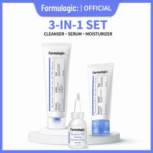 Formulogic: 3in1 Kulit Kering Sensitif & Acne Oily | 3 Step Cleanser Serum Moisturizer