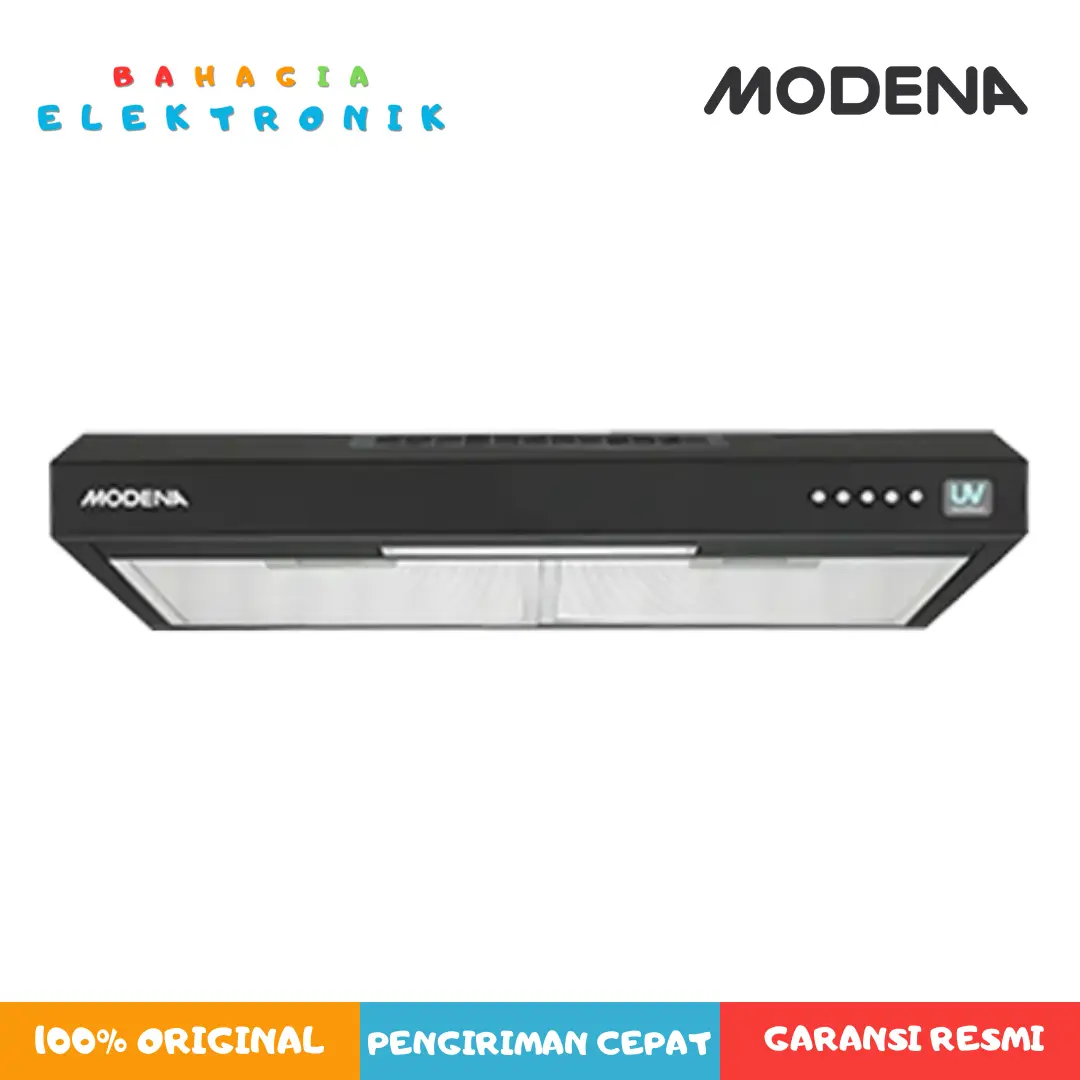Modena AX 0611 BABK Penghisap Asap Kompor Atau Cooker Hood Hybrid Black