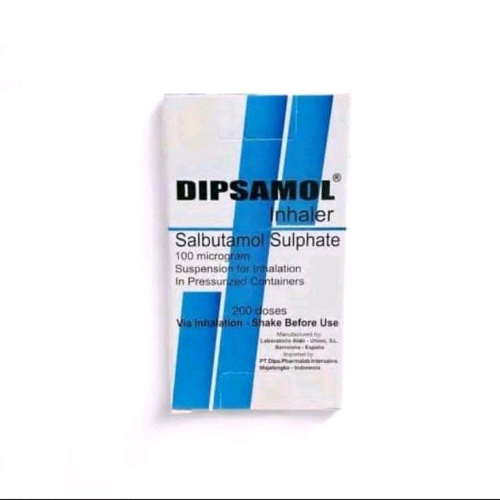 Dipsamol Inhaler Untuk meredakan asma disamol perbox - Shop | Tokopedia