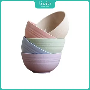 BUNDLE 4PCS MANGKUK BESAR WHEAT STRAW | RAMAH LINGKUNGAN | MICROWAVE SAFETY | BPA FREE BUNDLE 4PCS MANGKUK BESAR WHEAT STRAW | RAMAH LINGKUNGAN | MICROWAVE SAFETY | BPA FREE