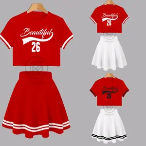 Setelan Rok Dan Kaos Merah Putih ANAK PEREMPUAN Beautifull 26 TANPA NAMA Edisi Spesial Kemerdekaan HUT RI