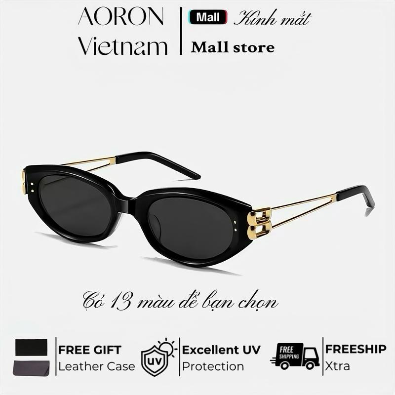 Kính Râm Mắt Mèo Gọng Nhỏ Phong Cách Mới,Năm 2025,Phong Cách Cổ Điển Hàn Quốc,Mắt Mèo,Cảm Giác Cao Cấp,Thích Hợp Cho Khuôn Mặt Vuông Và Tròn 6103