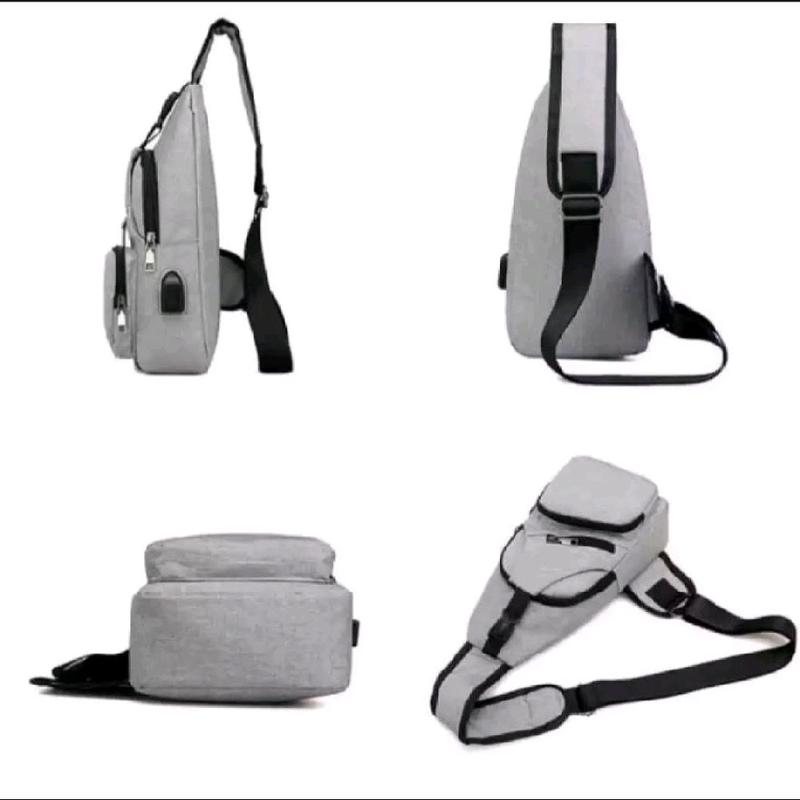 Tas Slempang Pria Fort USB Elagant Slingbag - Selempang 3